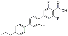 2,3,5-Trifluoro-4-propyl-[1,1:4,1-terphenyl]-4-carboxylicacid Structure,1195821-09-0Structure