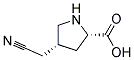 L-proline, 4-(cyanomethyl)-, cis-(9ci) Structure,119595-96-9Structure