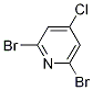 2,6-Dibromo-4-chloropyridine Structure,1196156-59-8Structure