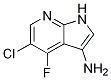 1H-pyrrolo[2,3-b]pyridin-3-amine, 5-chloro-4-fluoro- Structure,1196507-37-5Structure