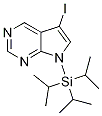 5-Iodo-7-(triisopropylsilyl)-7h-pyrrolo[2,3-d]pyrimidine Structure,1196662-06-2Structure