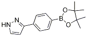 3-(4-(4,4,5,5-Tetramethyl-1,3,2-dioxaborolan-2-yl)phenyl)-1h-pyrazole Structure,1196879-97-6Structure