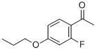 2-Fluoro-4-propoxyacetophenone Structure,119774-74-2Structure