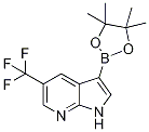 3-(4,4,5,5-Tetramethyl-1,3,2-dioxaborolan-2-yl)-5-(trifluoromethyl)-1h-pyrrolo[2,3-b]pyridine Structure,1198094-97-1Structure