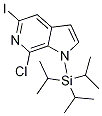 7-Chloro-5-iodo-1-(triisopropylsilyl)-1h-pyrrolo[2,3-c]pyridine Structure,1198097-05-0Structure