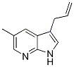 3-Allyl-5-methyl-1h-pyrrolo[2,3-b]pyridine Structure,1198098-45-1Structure