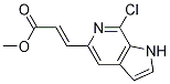 (E)-methyl 3-(7-chloro-1h-pyrrolo[2,3-c]pyridin-5-yl)acrylate Structure,1198098-49-5Structure