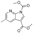 Dimethyl 5-methyl-1h-pyrrolo[2,3-b]pyridine-1,3-dicarboxylate Structure,1198106-53-4Structure