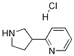 2-(Pyrrolidin-3-yl)pyridine hydrochloride Structure,1198416-89-5Structure