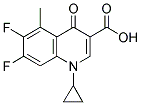 1-Cyclopropyl-6,7-difluoro-5-methyl-4-oxo-3-quinoline carboxylic acid Structure,119915-47-8Structure