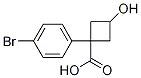 1-(4-Bromophenyl)-3-hydroxycyclobutanecarboxylicacid Structure,1199556-64-3Structure