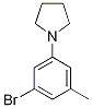 1-(3-Bromo-5-methylphenyl)pyrrolidine Structure,1199773-07-3Structure