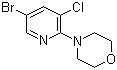 4-(5-Bromo-3-chloropyridin-2-yl)morpholine Structure,1199773-09-5Structure