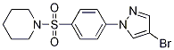 1-(4-(4-Bromopyrazol-1-yl)phenylsulfonyl)piperidine Structure,1199773-17-5Structure