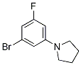 1-Bromo-3-fluoro-5-pyrrolidinobenzene Structure,1199773-24-4Structure