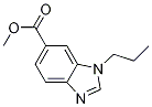 Methyl 1-propylbenzoimidazole-6-carboxylate Structure,1199773-30-2Structure