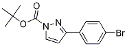 Tert-butyl 3-(4-bromophenyl)-1h-pyrazole-1-carboxylate Structure,1199773-38-0Structure