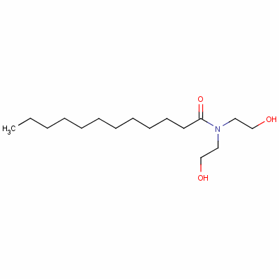 Lauric acid diethanolamide Structure,120-40-1Structure