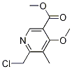 6-(Chloromethyl)-4-methoxy-5-methyl nicotinic acid methyl ester Structure,120003-81-8Structure