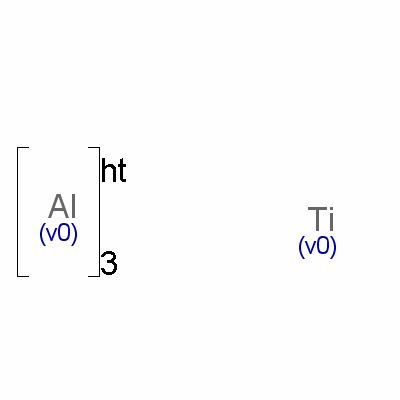 Titanium aluminide Structure,12004-78-3Structure