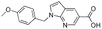 1-(4-Methoxybenzyl)-1h-pyrrolo[2,3-b]pyridine-5-carboxylic acid Structure,1201324-15-3Structure