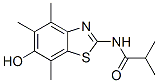 Propanamide, n-(6-hydroxy-4,5,7-trimethyl-2-benzothiazolyl)-2-methyl- Structure,120164-62-7Structure