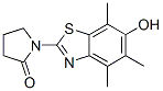 2-Pyrrolidinone, 1-(6-hydroxy-4,5,7-trimethyl-2-benzothiazolyl)- Structure,120164-97-8Structure