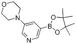 4-[5-(4,4,5,5-Tetramethyl-1,3,2-dioxaborolan-2-yl)-3-pyridinyl]-morpholine Structure,1201644-33-8Structure