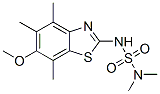 Sulfamide, n-(6-methoxy-4,5,7-trimethyl-2-benzothiazolyl)-n,n-dimethyl- Structure,120165-57-3Structure