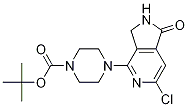 4-(6-Chloro-1-oxo-2,3-dihydro-1h-pyrrolo[3,4-c]pyridin-4-yl)-piperazine-1-carboxylic acid tert-butyl ester Structure,1201676-04-1Structure