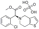 (S)-methyl 2-(2-chlorophenyl)-2-(6,7-dihydrothieno[3,2-c]pyridin-5(4h)-yl)acetate sulfate Structure,120202-48-4Structure