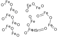 Strontium dodecairon nonadecaoxide Structure,12023-91-5Structure