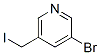 Pyridine, 3-bromo-5-(iodomethyl)-(9ci) Structure,120276-48-4Structure