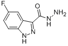 5-Fluoro-1h-indazole-3-carboxylic acid hydrazide Structure,1203-98-1Structure