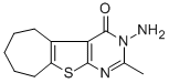 3-Amino-2-methyl-3,5,6,7,8,9-hexahydro-4H-cyclohepta[4,5]thieno[2,3-d]pyrimidin-4-one Structure,120354-22-5Structure