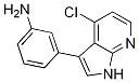 3-(4-Chloro-1h-pyrrolo[2,3-b]pyridin-3-yl)-benzenamine Structure,1203565-81-4Structure