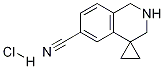 2,3-Dihydro-1h-spiro[cyclopropane-1,4-isoquinoline]-6-carbonitrile hydrochloride Structure,1203682-92-1Structure