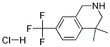 4,4-Dimethyl-7-(trifluoromethyl)-1,2,3,4-tetrahydroisoquinoline hydrochloride Structure,1203683-03-7Structure