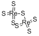 Rhenium(VII) sulfide monohydrate Structure,12038-67-4Structure