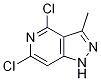 4,6-Dichloro-3-methyl-1h-pyrazolo[4,3-c]pyridine Structure,120422-90-4Structure