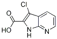 1H-pyrrolo[2,3-b]pyridine-2-carboxylic acid, 3-chloro- Structure,1204475-64-8Structure