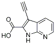 1H-pyrrolo[2,3-b]pyridine-2-carboxylic acid, 3-ethynyl- Structure,1204475-96-6Structure