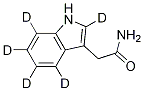 Indole-2,4,5,6,7-d5-3-acetamide Structure,1204700-53-7Structure