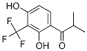 1-(2,4-Dihydroxy-3-(trifluoromethyl)phenyl)-2-methylpropan-1-one Structure,1204737-93-8Structure