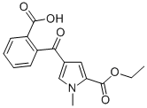 2-([5-(Ethoxycarbonyl)-1-methyl-1H-pyrrol-3-yl]carbonyl)benzenecarboxylic acid Structure,120562-90-5Structure