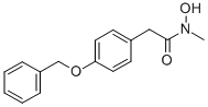 N-hydroxy-n-methyl-4-benzyloxyphenylacetamide Structure,120602-97-3Structure