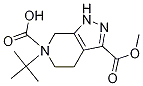 1,4,5,7-Tetrahydro-6h-pyrazolo[3,4-c]pyridine-3,6-dicarboxylic acid 6-tert-butyl 3-methyl ester Structure,1206248-72-7Structure