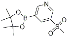 5-(Methylsulfonyl)pyridine-3-boronic acid pinacol ester Structure,1206641-26-0Structure