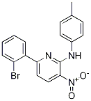 6-(2-Bromophenyl)-3-nitro-n-p-tolylpyridin-2-amine Structure,1206676-88-1Structure