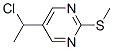Pyrimidine, 5-(1-chloroethyl)-2-(methylthio)- (9ci) Structure,120717-48-8Structure